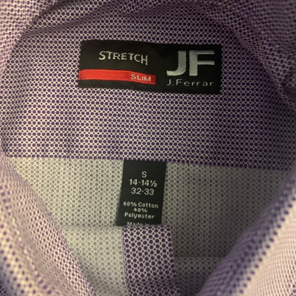 Men’s J Ferrar purple dress shirt - Picture 9 of 9